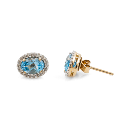 Topaz and Diamond Ring & Earring Set - 5