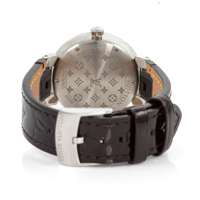 Louis Vuitton Tambor Slim Ladies Watch - 6