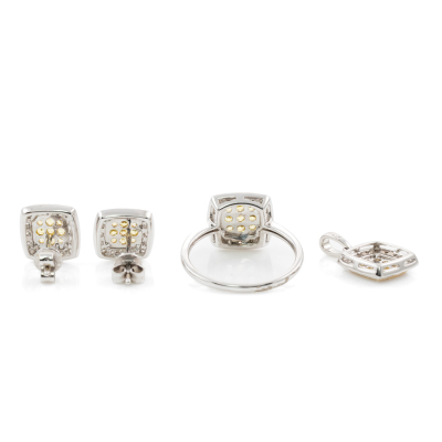 Sapphire Ring, Earring & Pendant Set - 4