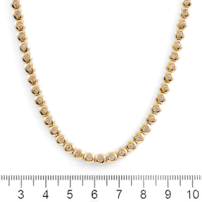 3.05ct Diamond Tennis Necklace - 3