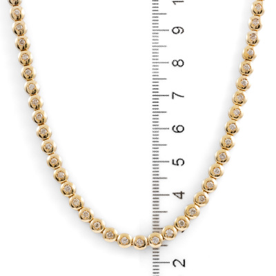 3.05ct Diamond Tennis Necklace - 5