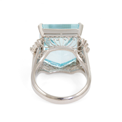 18.26ct Aquamarine & Diamond Ring - 5