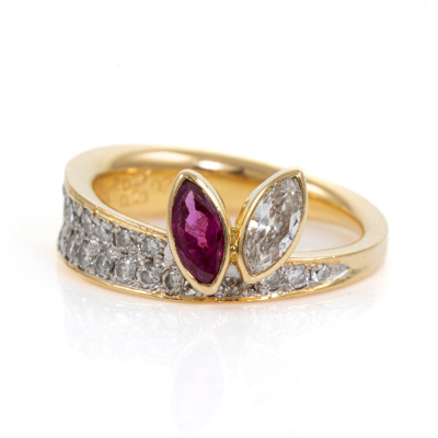 Ruby and Diamond Ring