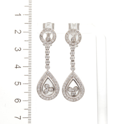1.24ct Diamond Drop Earrings - 2