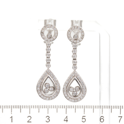 1.24ct Diamond Drop Earrings - 3