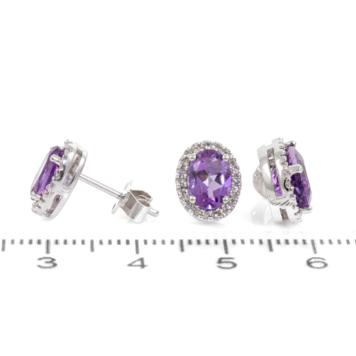 Amethyst Ring, Earring & Pendant Set - 5