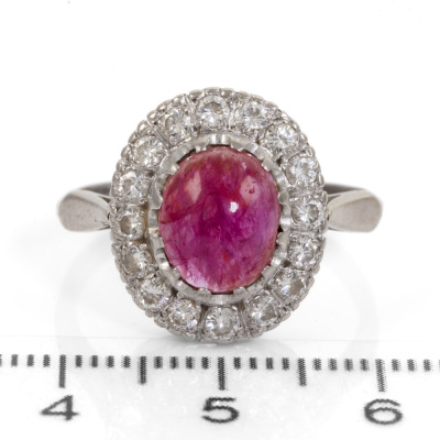2.30ct Ruby and Diamond Ring - 2