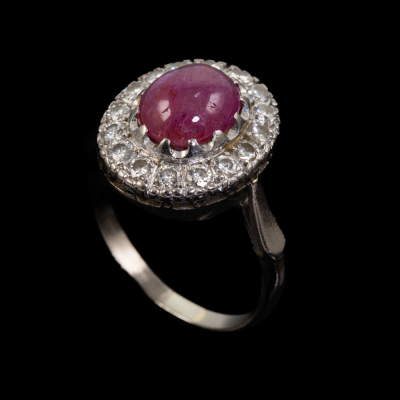 2.30ct Ruby and Diamond Ring - 4