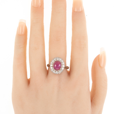 2.30ct Ruby and Diamond Ring - 5