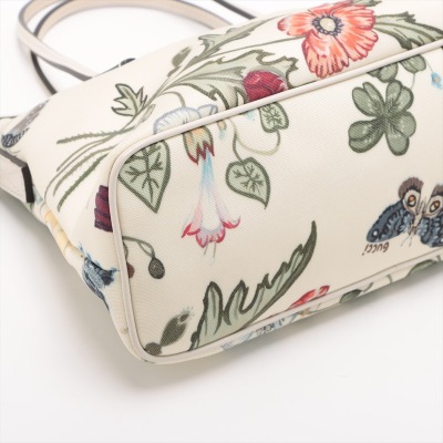 Gucci Canvas Flora Zippered Tote - 10