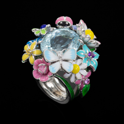 Christian Dior Diorette Garden Ring - 6