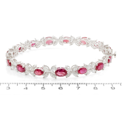 10.45ct Ruby & Diamond Bangle - 2