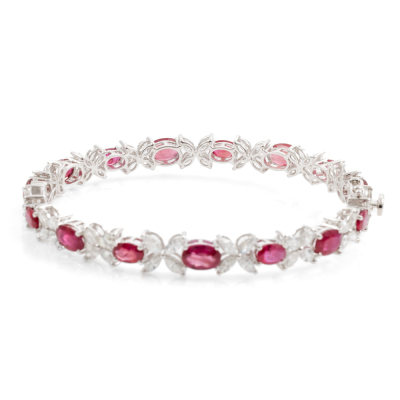 10.45ct Ruby & Diamond Bangle - 3