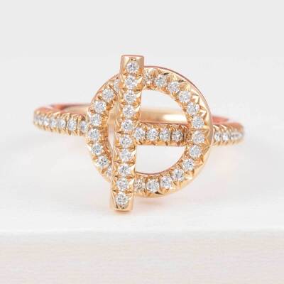 Hermes Echappee Diamond Ring - 8