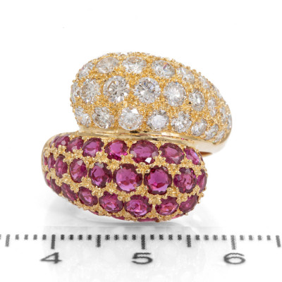3.47ct Ruby and Diamond Ring - 2