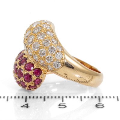 3.47ct Ruby and Diamond Ring - 3