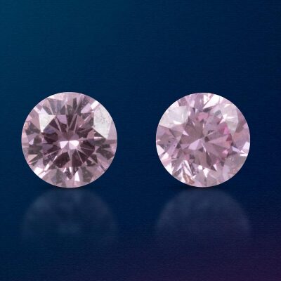 Pair Argyle Origin Pink Diamonds 0.09ct - 7