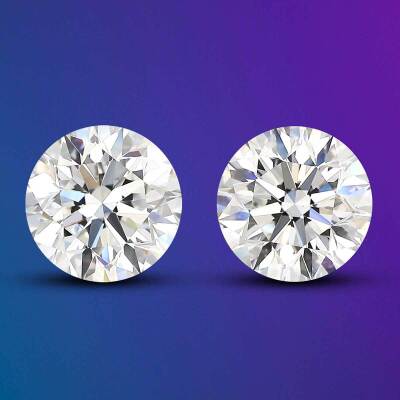 2.00ct Pair of Diamonds GIA D E VVS1 - 2