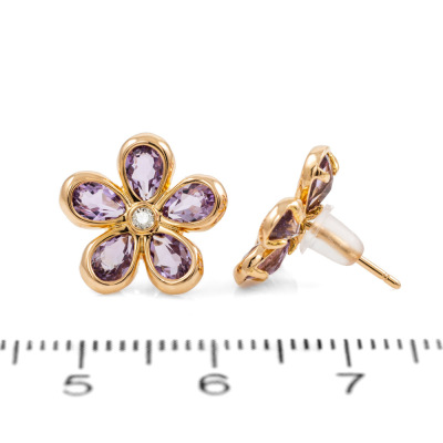 Tiffany & Co. Garden Flower Earrings - 4