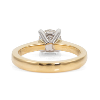 1.00ct Diamond Solitaire Ring GIA E SI2 - 5