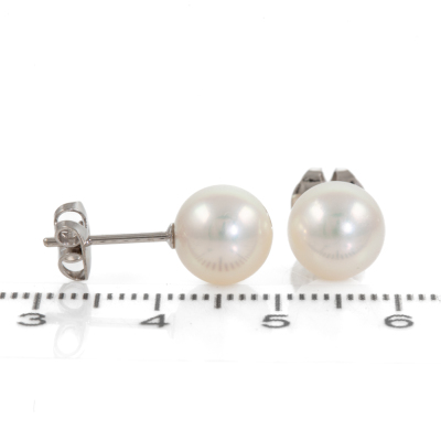 8.4mm Akoya Pearl Earrings - 3