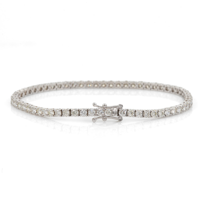 3.69ct Diamond Tennis Bracelet - 3