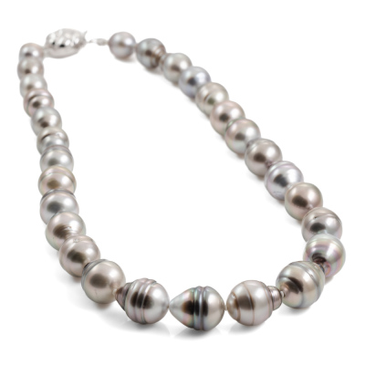 13.3 - 9.5mm Tahitian Pearl Necklace - 5