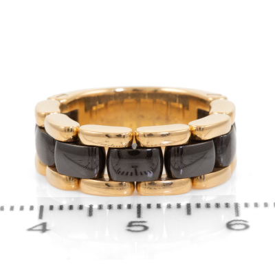 Chanel Ultra Ceramic and Gold Ring - 2