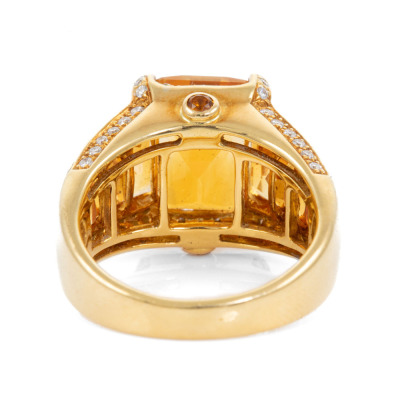 9.28ct Citrine and Diamond Ring - 4