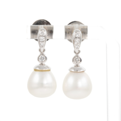 12.8mm South Sea Pearl Earrings