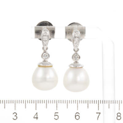 12.8mm South Sea Pearl Earrings - 3