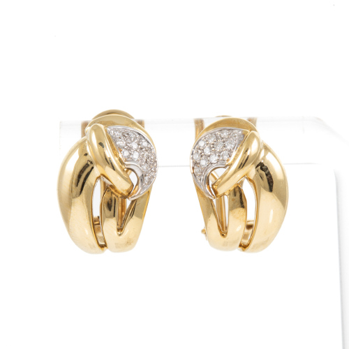 Diamond Clip-on Earrings