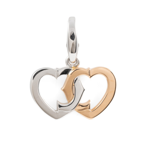 Cartier 2C Double Heart Pendant