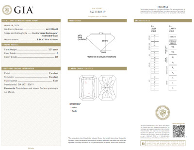 3.01ct Loose Diamond GIA F SI1 - 2