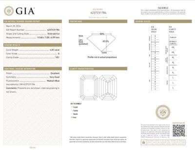 4.02ct Loose Diamond GIA G VS1 - 2