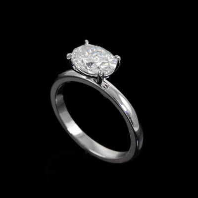 1.51ct Diamond Solitaire Ring GIA D SI2 - 6
