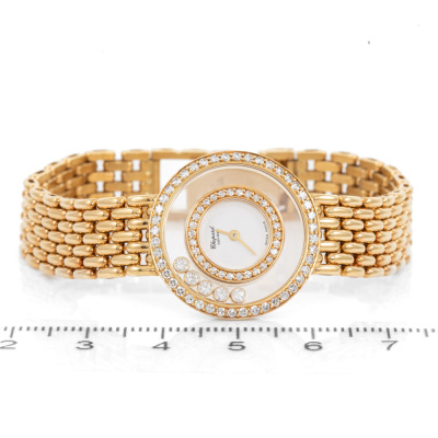 Chopard Happy Diamonds Gold Watch - 5