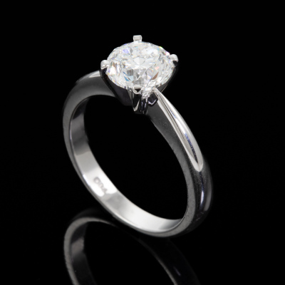 1.50ct Diamond Solitaire Ring GIA E VVS1 - 6