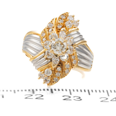 1.03ct Diamond Dress Ring - 2
