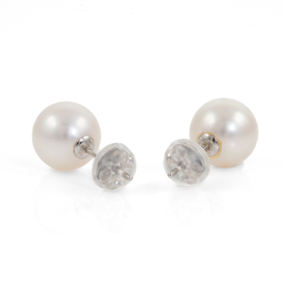 8.2mm Akoya Pearl Stud Earrings - 4