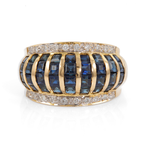 1.50ct Sapphire & Diamond Ring