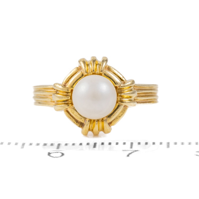 Tiffany & Co. Akoya Pearl Ring - 2