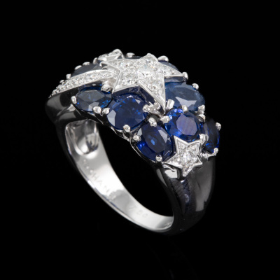 Chanel Comète Sapphire & Diamond Ring - 6