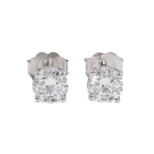 1.02ct Diamonds Studs GIA D IF