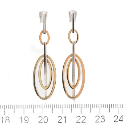 14ct Gold Drop Earrings 6.4g - 2