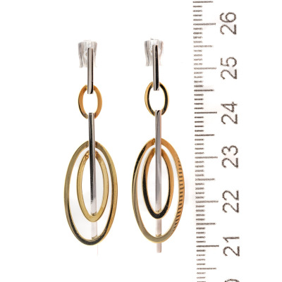 14ct Gold Drop Earrings 6.4g - 3