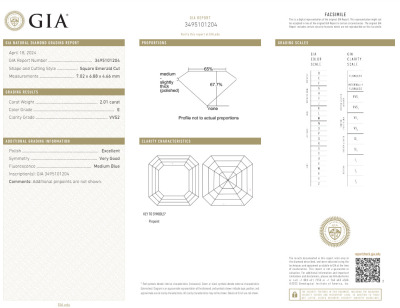 2.01ct Loose Diamond GIA E VVS2 - 2