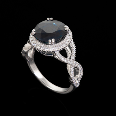 5.06ct Unheated Madagascar Sapphire Ring - 6