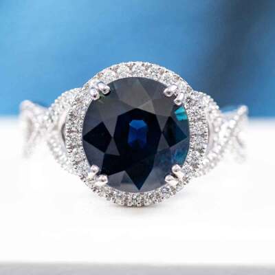 5.06ct Unheated Madagascar Sapphire Ring - 8