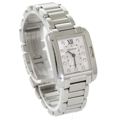 Cartier Tank Anglaise Ladies Watch - 2